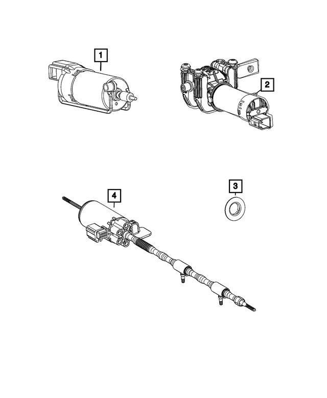 68574837AA - Interior Trim: Power Seat Motor for Mopar Image