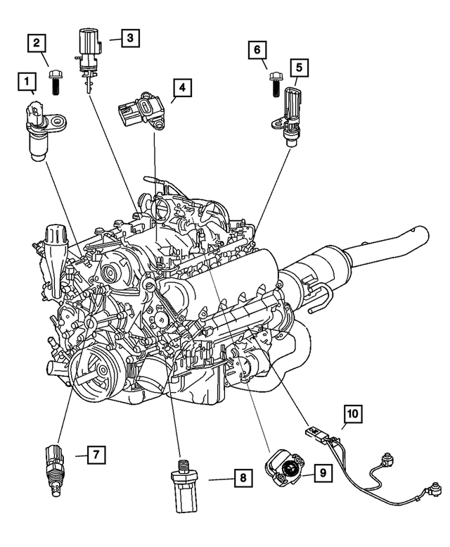 6501714 - Electrical: Hex Head Bolt And Coned Washer for Mopar Image