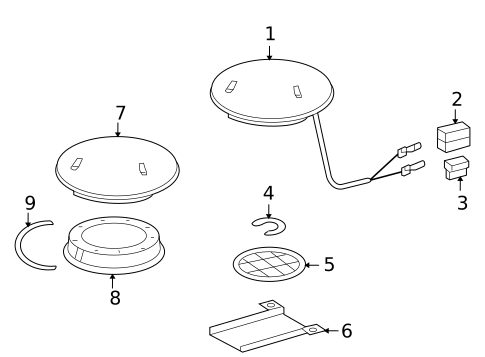 Roof Vent for 2009 Dodge Sprinter 2500 #1