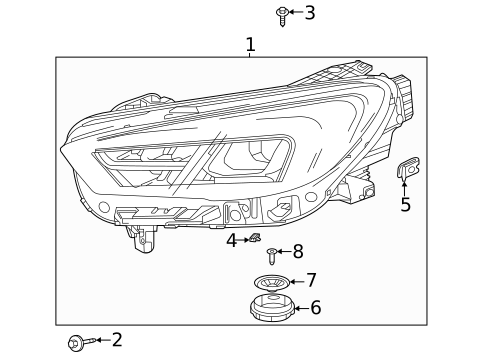 Headlamp Components for 2020 Buick Encore GX #0