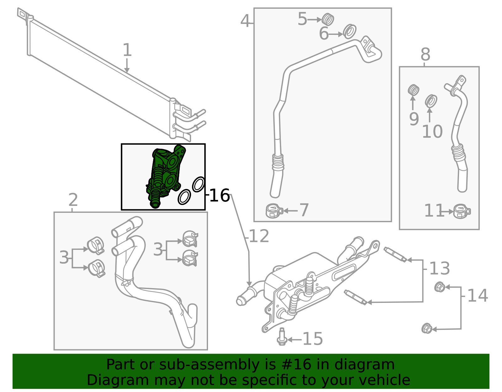 JX6Z-7H322-A - By-Pass Valve - 2019-2025 Ford | Eastgate Ford Parts