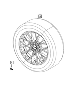 68339096AB - Electrical: Tire Pressure Sensor for Mopar Image