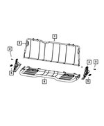 68091607AA - Interior Trim: Rear Seat Back Frame for Mopar Image