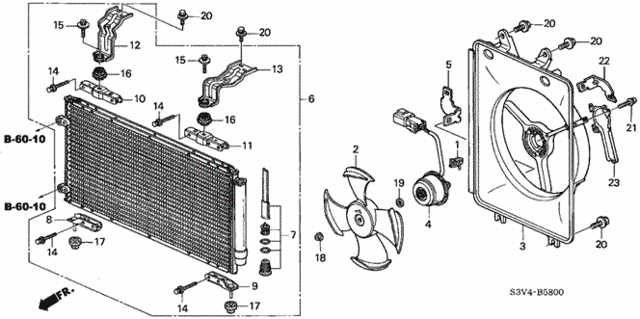 A/C Condenser for 2005 Acura MDX #0