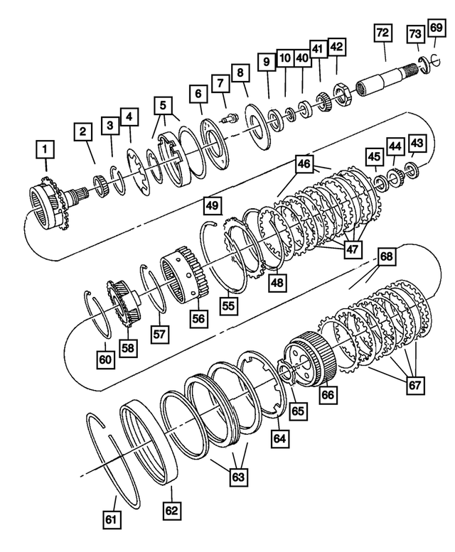 5101874AA - Automatic Transaxle 4 Speed: Planet Pinion Carrier And Bearing for Mopar Image