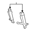 QP491DVAA - Electrical: Center Buckle for Dodge: Dakota Image