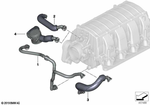 11617547185 - Engine: Tank Vent Line W/O Pressure Ctrl.Valve for BMW Image