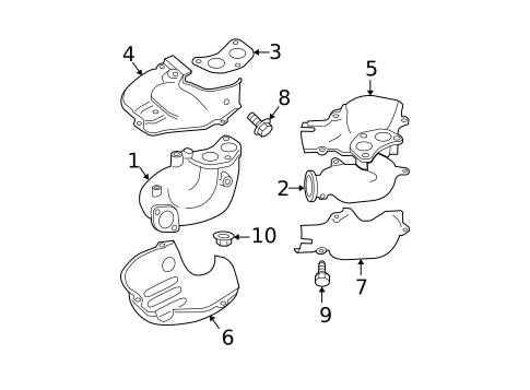 Exhaust Manifold for 2006 Subaru Legacy #0