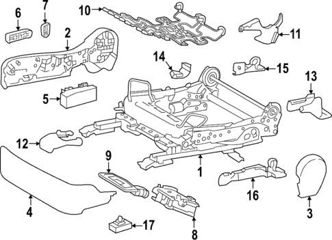 Tracks & Components for 2017 Lexus IS200t #1