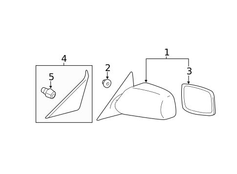 Outside Mirrors for 2011 Toyota Camry #0