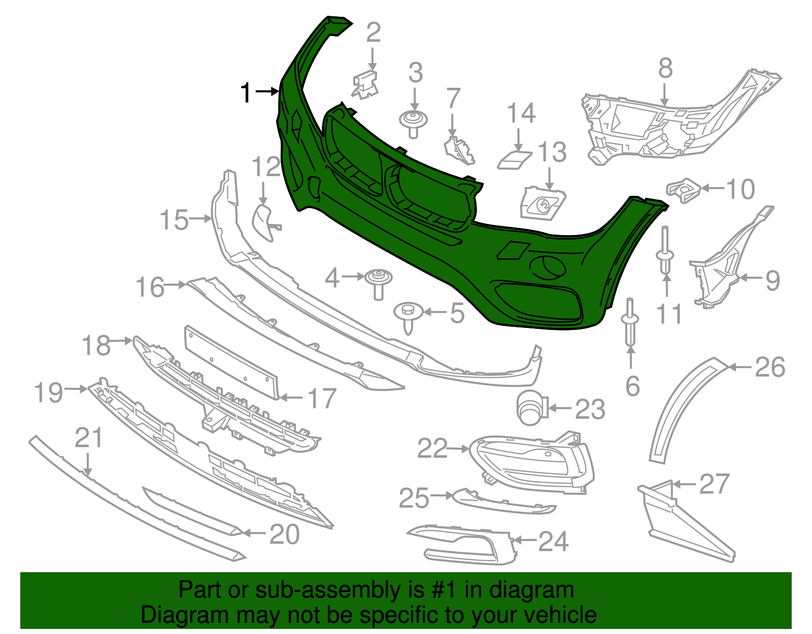 Genuine BMW 51-11-7-422-895 | Bumper Cover | FREE Shipping