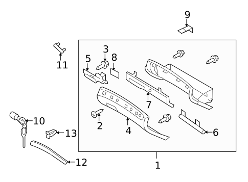Instrument Panel for 2009 Subaru Legacy #1