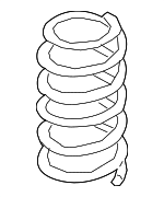 5Q0411105DR - Suspension: Coil Spring for Audi: Q3, Q4 e-tron, Q4 e-tron Sportback Image