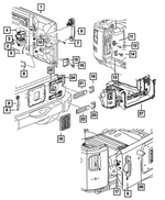 68079246AB - Body Sheet Metal Except Doors: Tailgate for Jeep: Wrangler, Wrangler JK Image