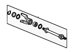 44500T60J00 - Suspension: Intermediate Shaft for Honda Image