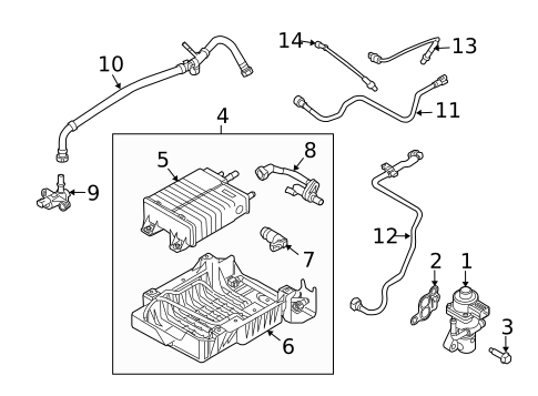 Emission Components for 2009 Mercury Mariner #0