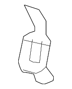 7221A613 - : Corner Trim Bracket for Mitsubishi: Outlander, Outlander PHEV, Outlander Sport Image