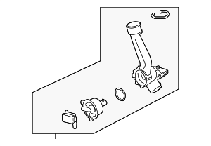 9A110615095 - : Engine Coolant Thermostat Housing for Porsche Image
