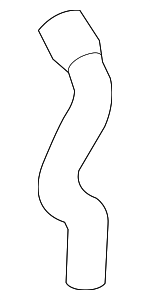 9A210685200 - Cooling System: Filler Hose for Porsche: 911 Image