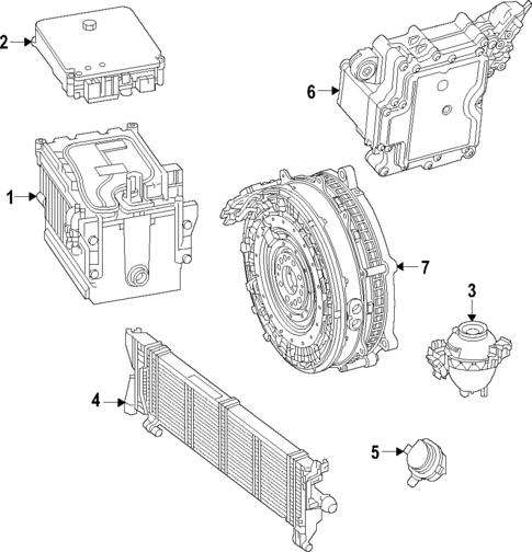 Hybrid Components for 2022 Mercedes-Benz E450 #0