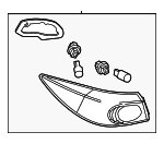 BHN251150E - : Tail Lamp Assembly for Mazda: 3 Image