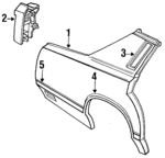 E5VY5427840A - Body: Outer Panel for Lincoln: Continental, Town Car Image