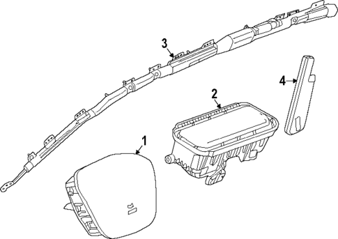 Air Bag Components for 2023 Chevrolet Colorado #0