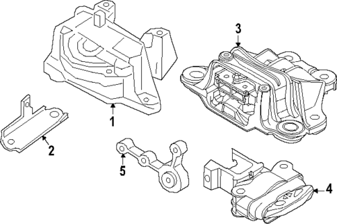 Engine & Trans Mounting for 2025 Ford Maverick #0