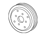 6M121031D - Cooling System: Pulley for Audi: A6 allroad, A6 Quattro, A7 Sportback, A8 Quattro, Q7, Q8, RS5, RS5 Sportback, S4, S5, S5 Sportback, S6, S7 Sportback, SQ5, SQ5 Sportback Image