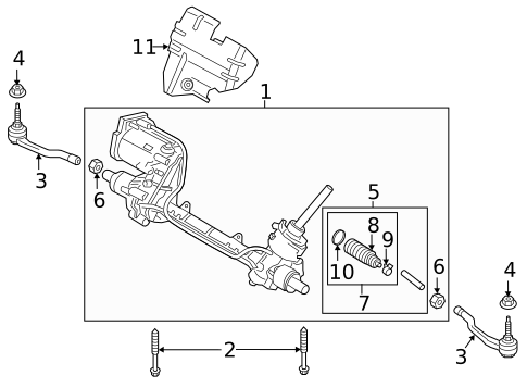 Steering Gear & Linkage for 2019 Lincoln Continental #0