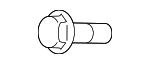 6101331 - Electrical: Bracket Bolt for Chrysler: 300 | Dodge: Charger, Dakota, Journey, Magnum, Ram 1500, Ram 2500, Ram 3500 | Jeep: Grand Cherokee, Liberty, Patriot, Wrangler Image