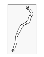 FZM1199LYA - Cooling System: Hose for Mazda: 3, 6, CX-3, CX-5, CX-50 Image