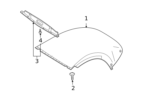 Interior Trim - Convertible Top for 2010 Mitsubishi Eclipse #0