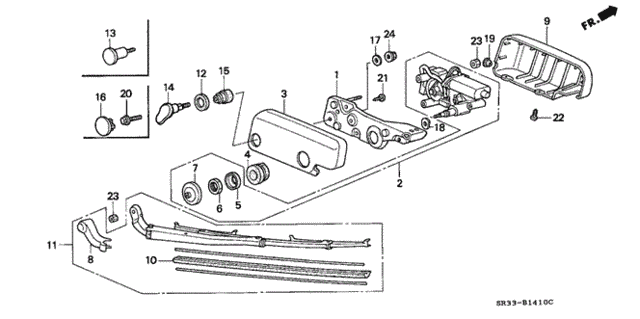 Rear Wiper for 1995 Honda Civic #0
