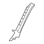 39991720 - Body: Windshield Pillar Trim for Volvo Image