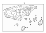 PK4Z13008C - Electrical: Headlamp Assembly for Ford Image