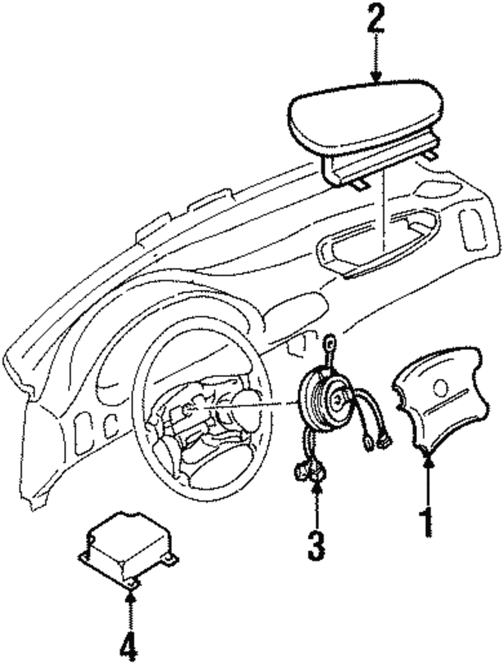 Passenger Inflator Module - Nissan (K8515-1B000)