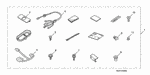 9390322220 - Accessory Components: SCREW, TAPPING (3X10) for Honda Image