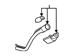 7720104150 - Fuel System: Filler Pipe for Toyota: Tacoma Image