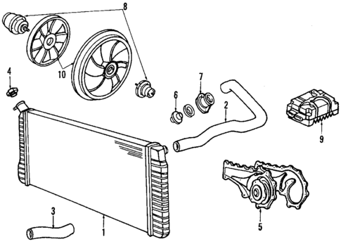 Cooling System for 2004 Cadillac DeVille #0