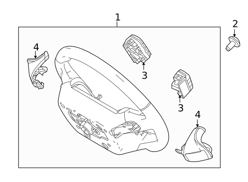 Steering Wheel & Trim for 2010 Lincoln MKT #0