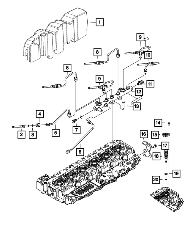 5014222AB - Fuel: Stud, Mounting for Mopar Image