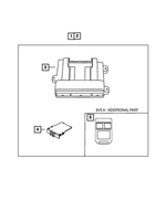 82209694 - Mopar Accessories - Component Parts: Security With Keyless Alarm Kit for Mopar Image