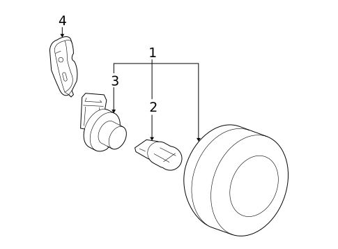 Backup Lamps for 2010 Chevrolet Cobalt #0