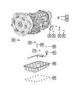 68224245AA - AS66RC; 6-Speed; Automatic Transmission: Bolt And Washer for Ram: 3500 Image