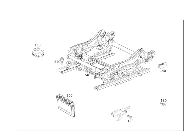 1669106618 - Driver Seat: Height Adjustment for Mercedes-Benz: GL350, GL450, GL550, GL63 AMG, GLE300d, GLE350, GLE400, GLE43 AMG, GLE450 AMG, GLE550e, GLE63 AMG, GLE63 AMG S, GLS350d, GLS450, GLS550, GLS63 AMG, ML250, ML350, ML400, ML550, ML63 AMG Image image