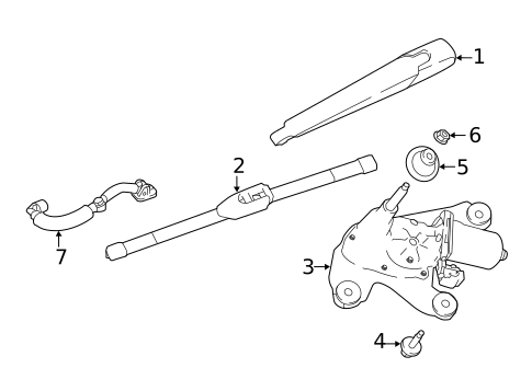 Wipers for 2018 Jaguar XF #1