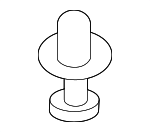 MU001623 - Body: Bumper Cover Clip for Mitsubishi: Mirage, Mirage G4 Image