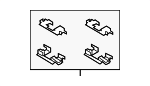 4605B482 - : Brake Pads Clip for Mitsubishi Image