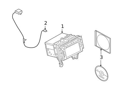 Navigation System Components for 2008 Mercury Milan #0